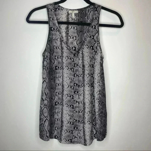 Joie 100% Silk Snake Print Racerback Tank Small​​ - Picture 3 of 14